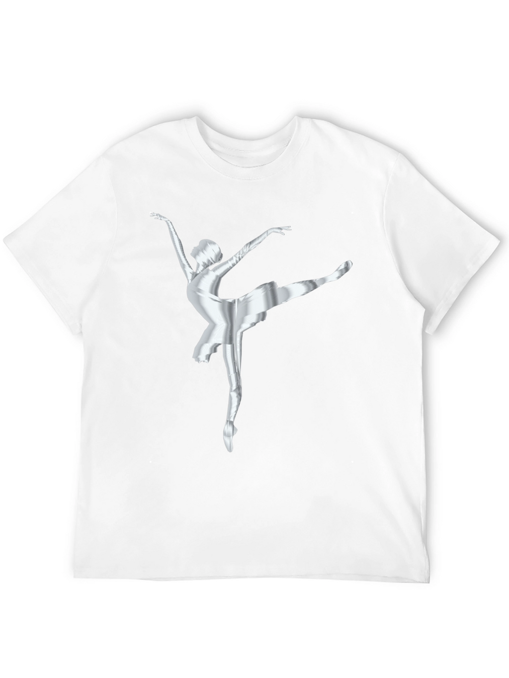 Ballerina Graphic Tee - Stylish Dancer T-Shirt