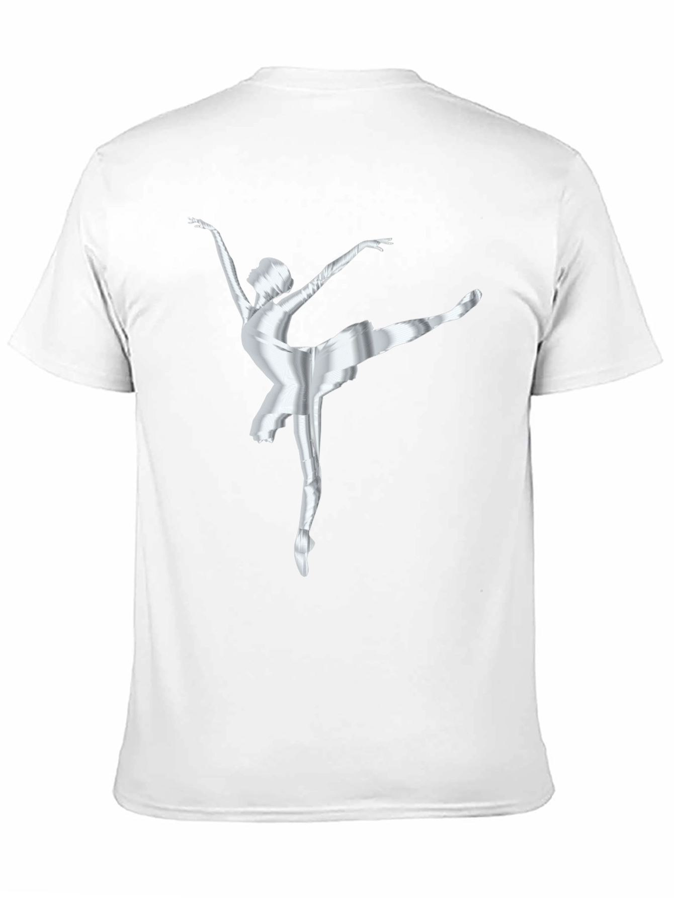 Ballerina Graphic Tee - Stylish Dancer T-Shirt
