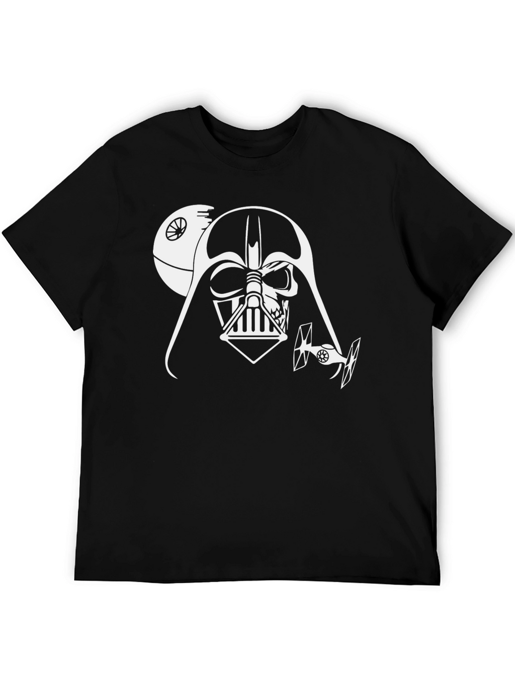 Darth Vader Graphic Tee - Black Cotton Blend