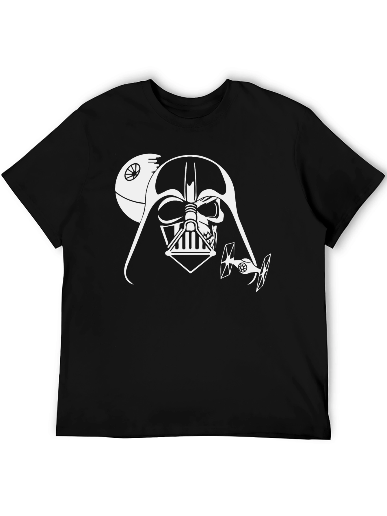 Darth Vader Graphic Tee - Black Cotton Blend