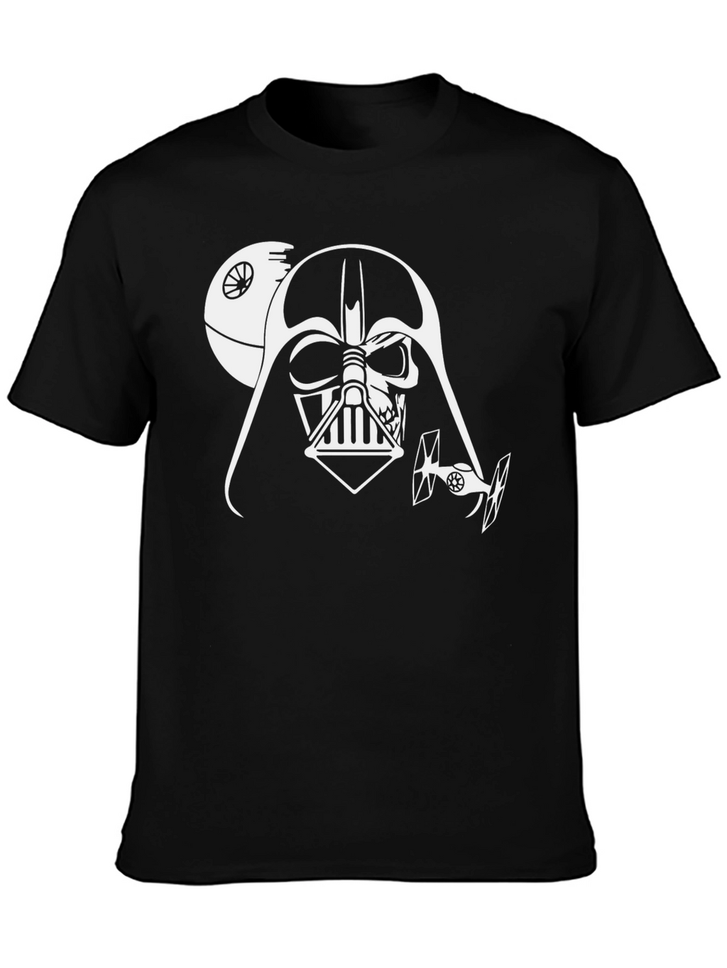 Darth Vader Graphic Tee - Black Cotton Blend