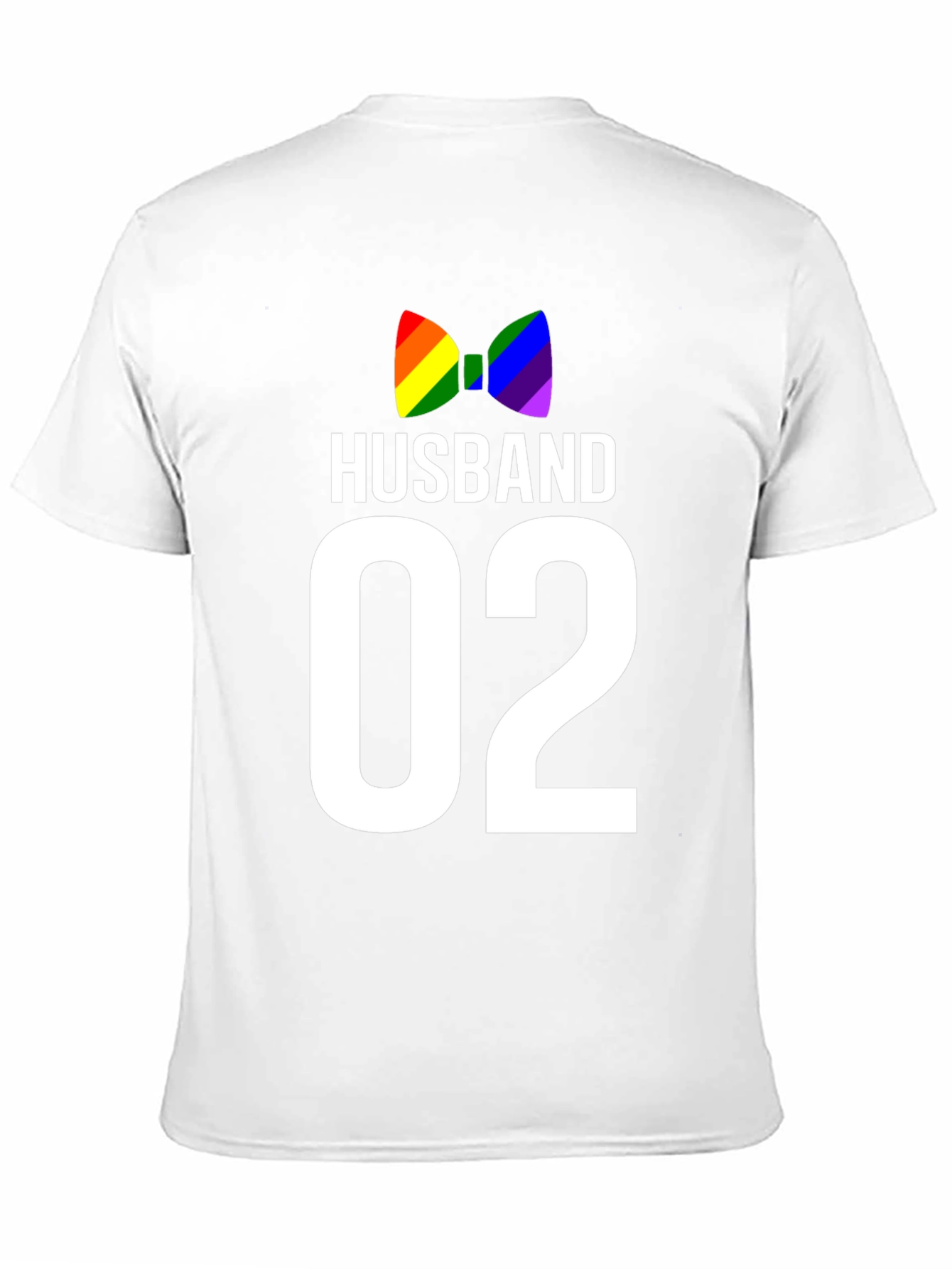 Husband 02 LGBT Pride Bow Tie Graphic Tee
