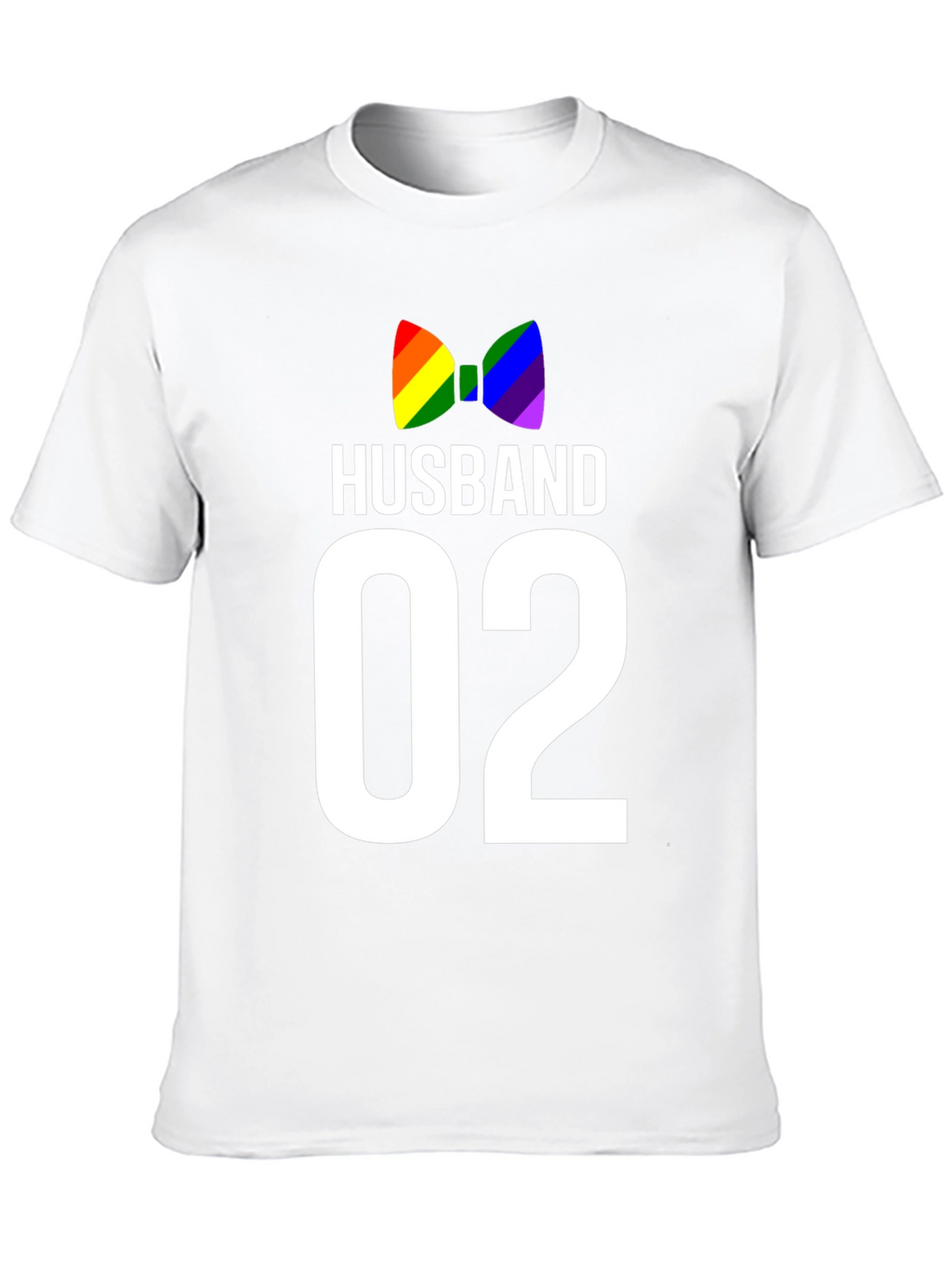 Husband 02 LGBT Pride Bow Tie Graphic Tee