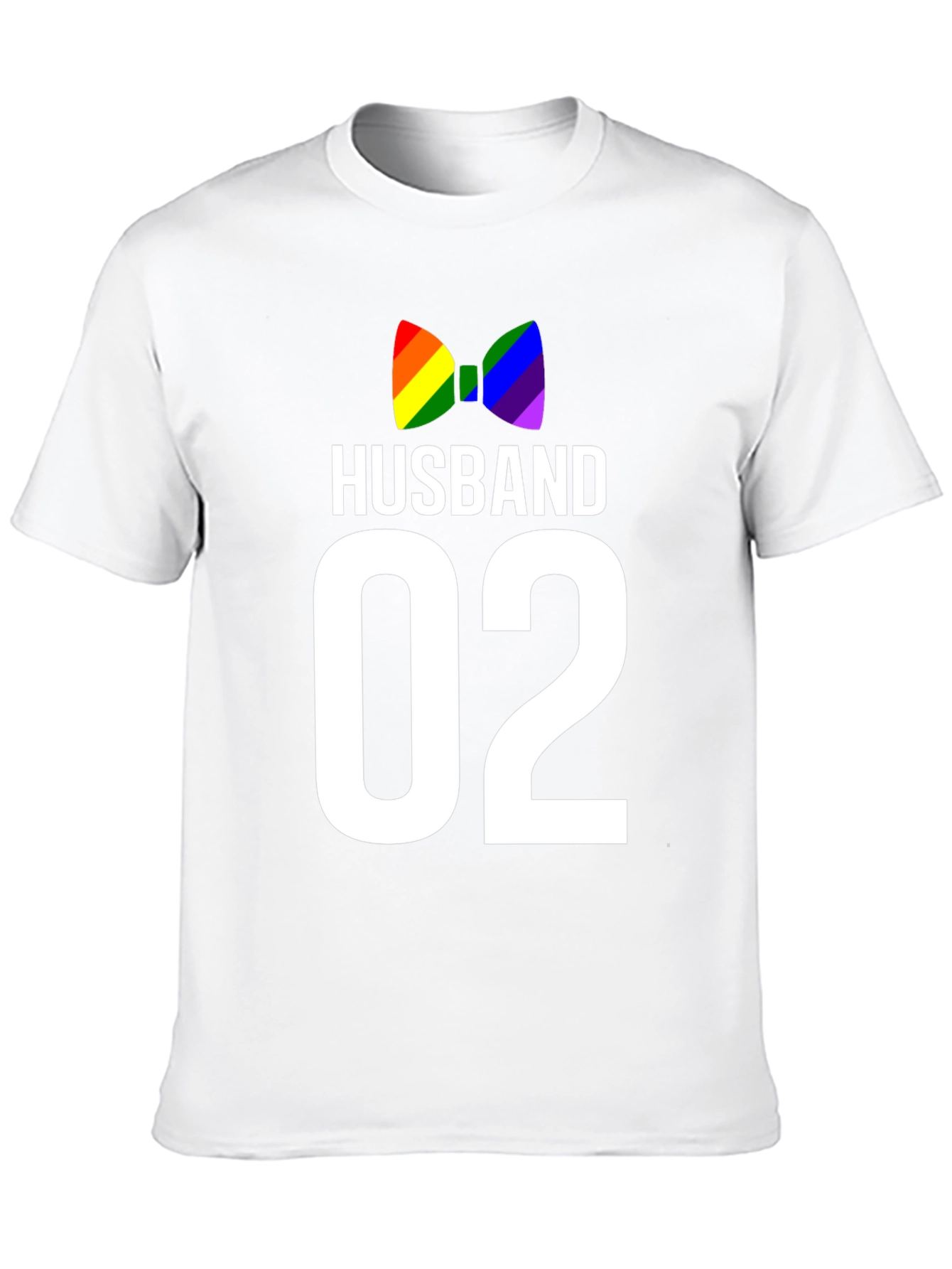 Husband 02 LGBT Pride Bow Tie Graphic Tee