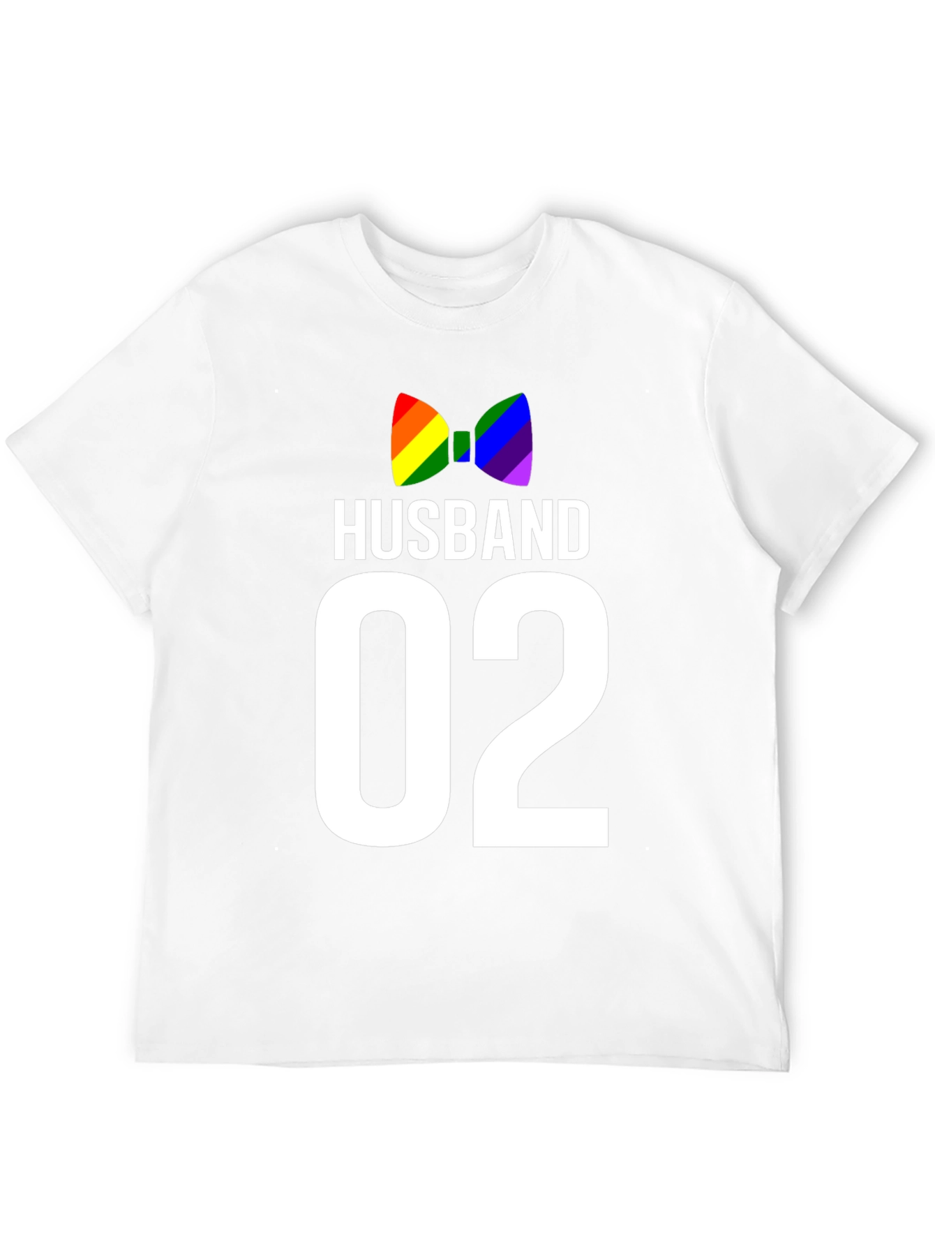 Husband 02 LGBT Pride Bow Tie Graphic Tee