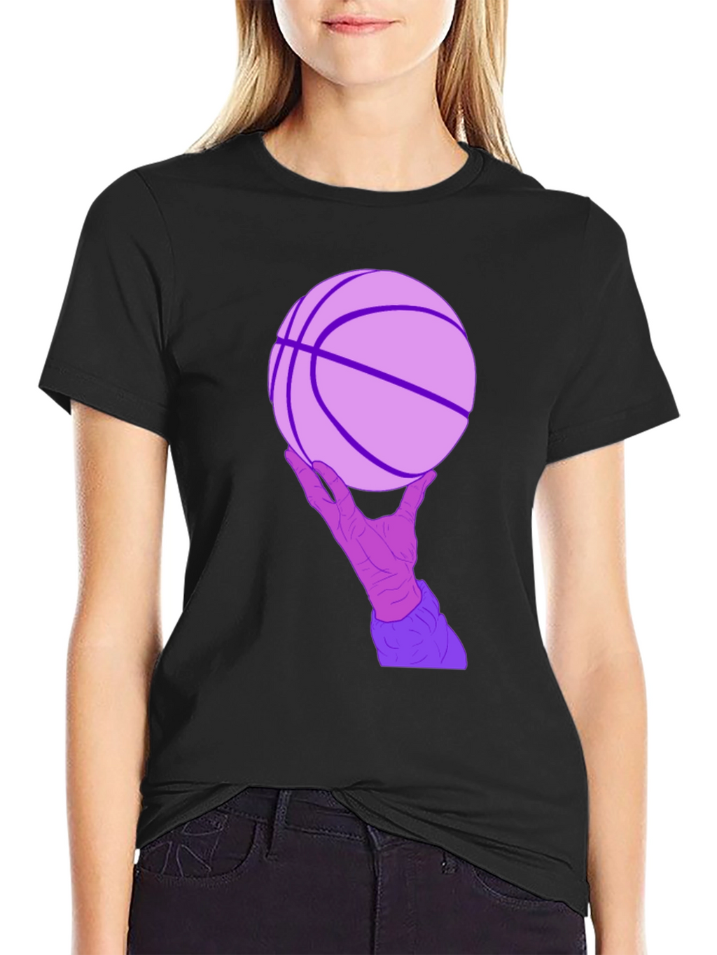 Basketball Hand T-Shirt - Unique Graphic Tee