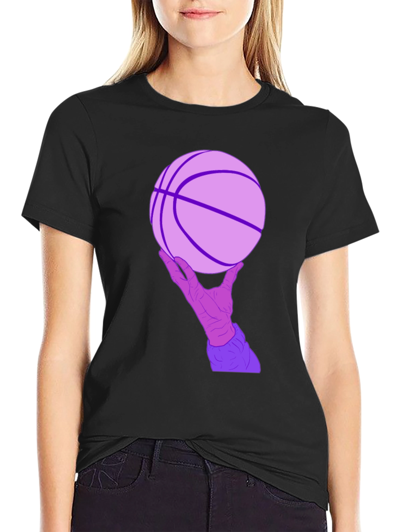 Basketball Hand T-Shirt - Unique Graphic Tee