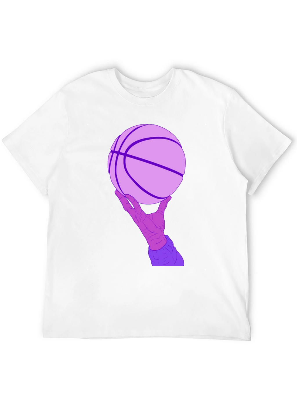 Basketball Hand T-Shirt - Unique Graphic Tee