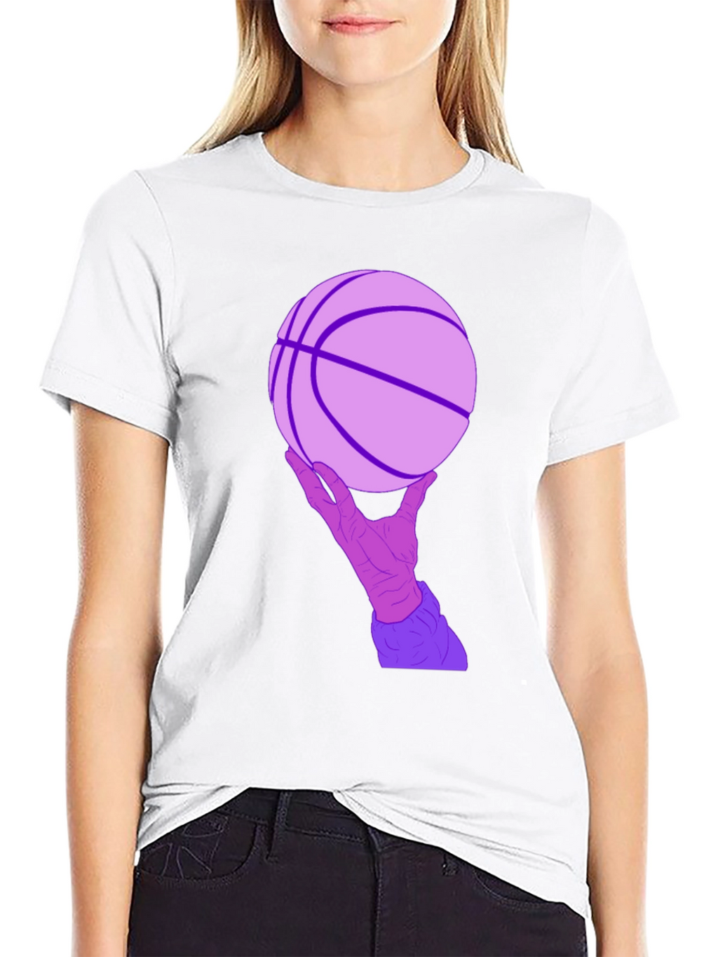Basketball Hand T-Shirt - Unique Graphic Tee