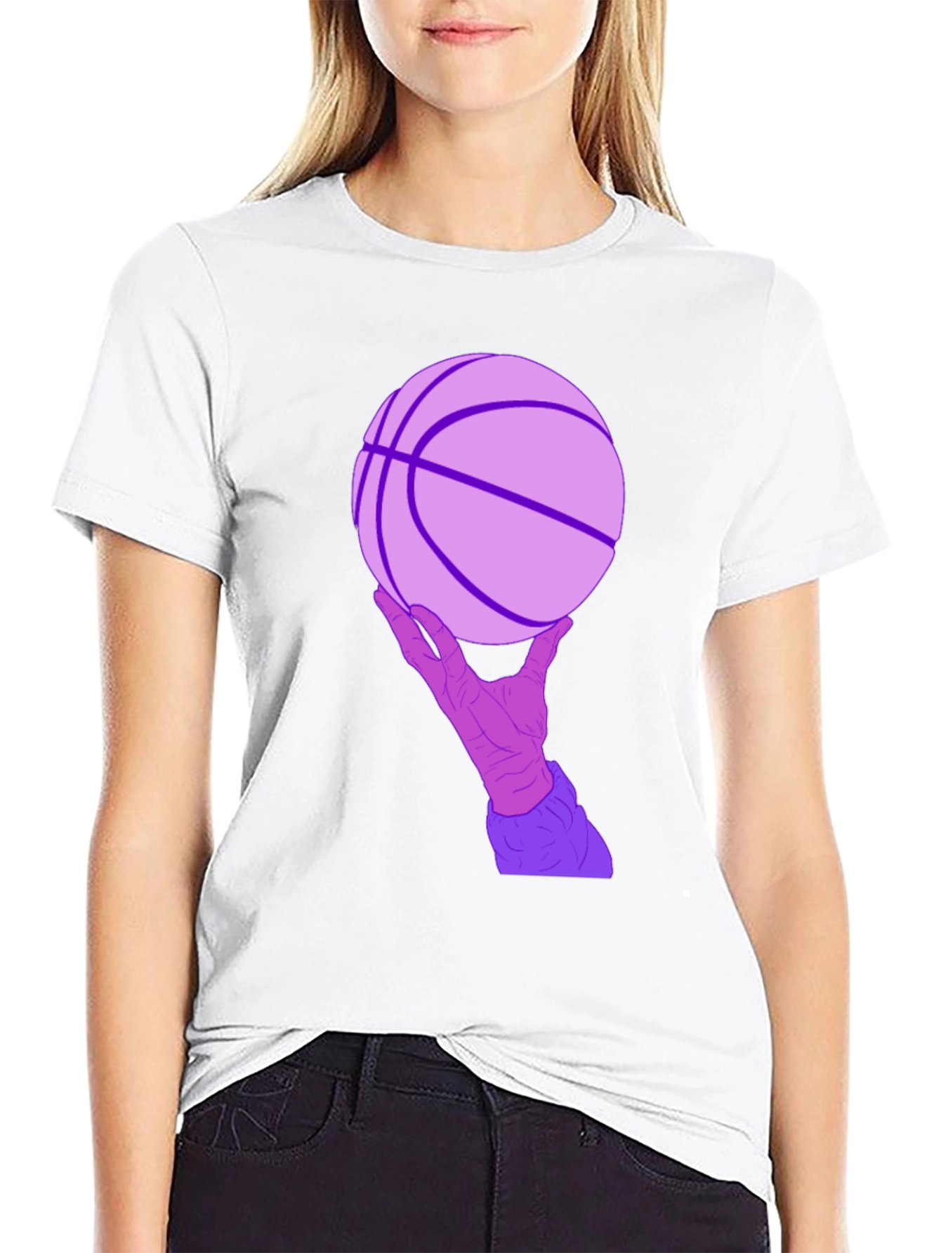 Basketball Hand T-Shirt - Unique Graphic Tee