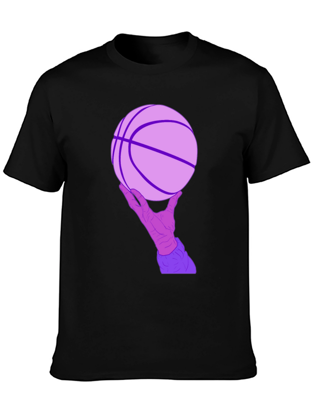 Basketball Hand T-Shirt - Unique Graphic Tee