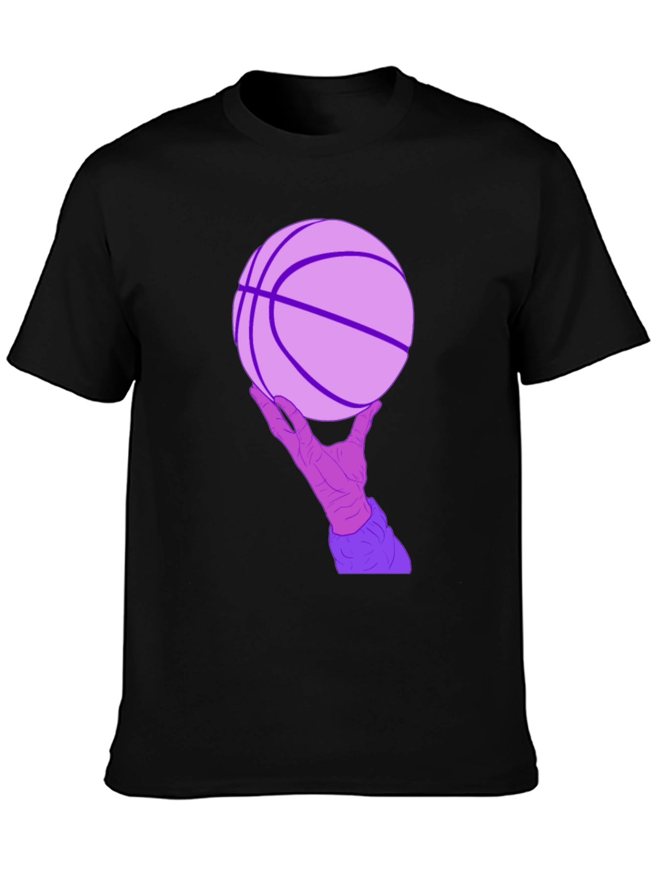 Basketball Hand T-Shirt - Unique Graphic Tee