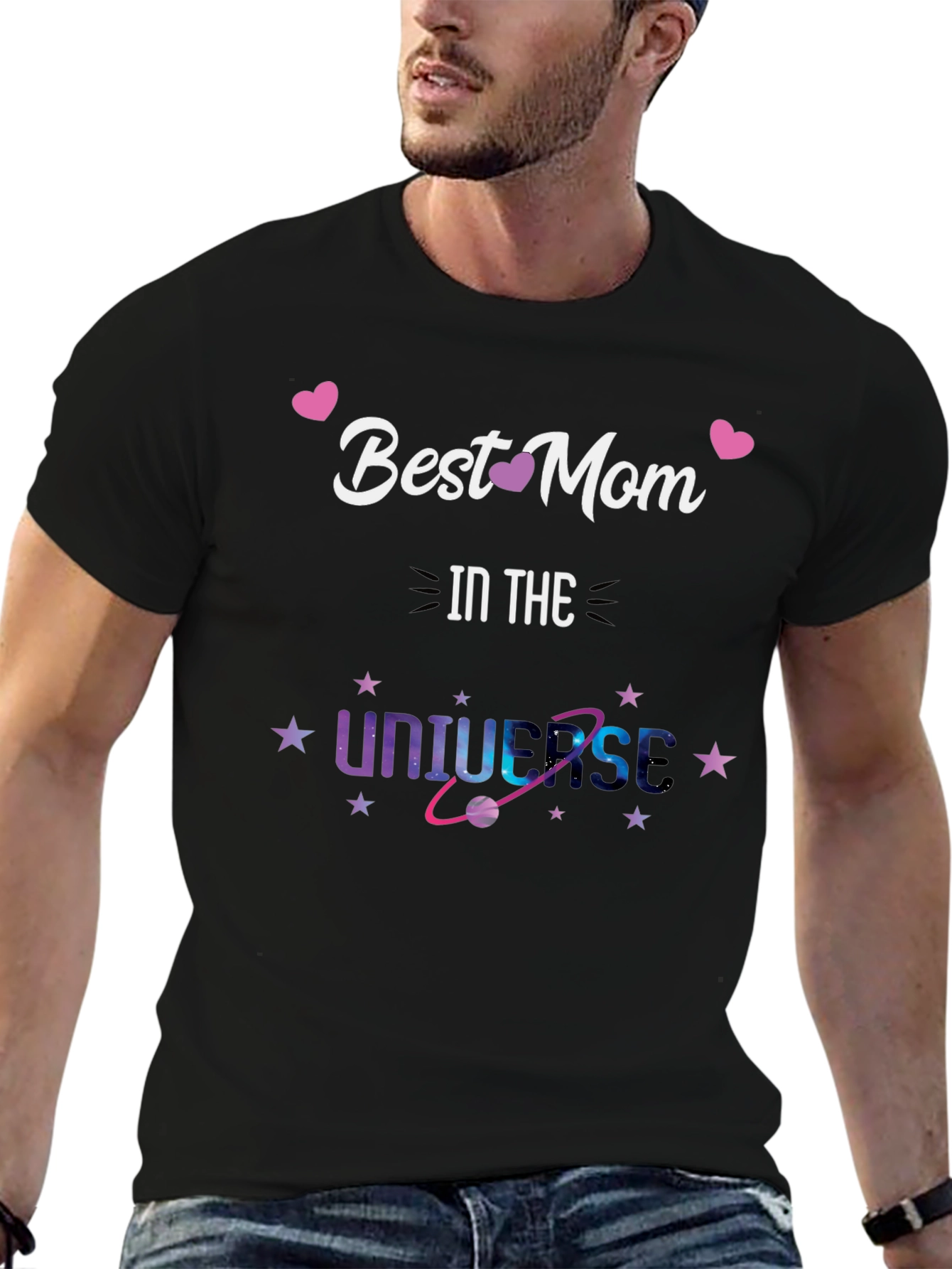 Best Mom in the Universe Graphic Tee