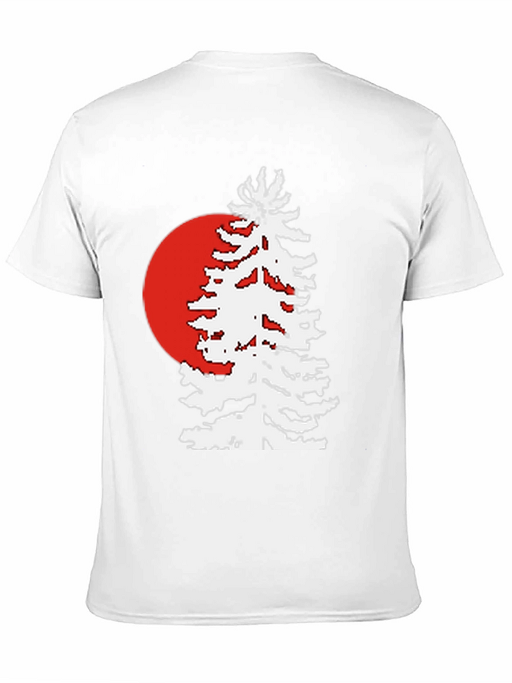 Retro Sunset Pine Tree Graphic Tee