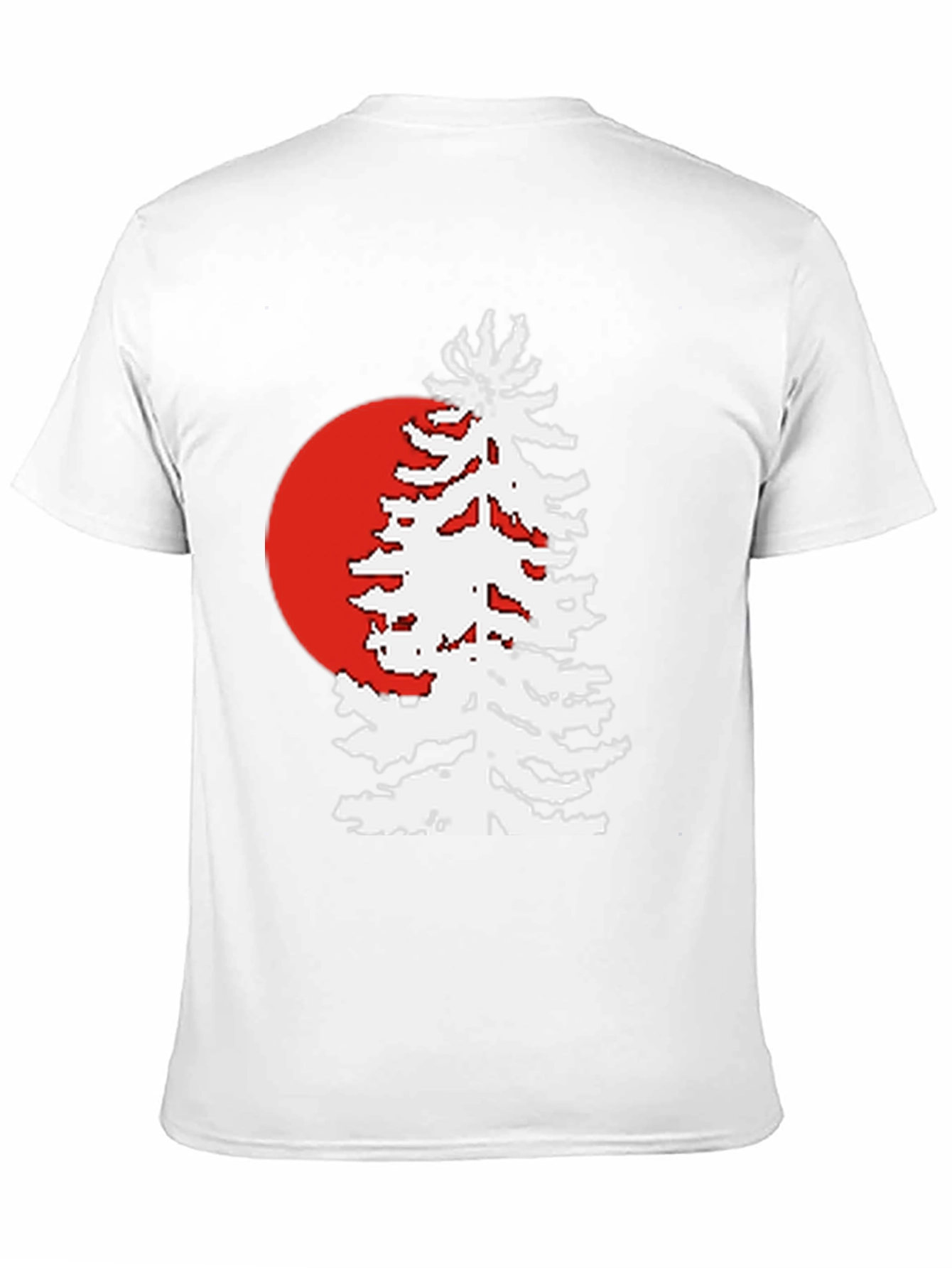 Retro Sunset Pine Tree Graphic Tee
