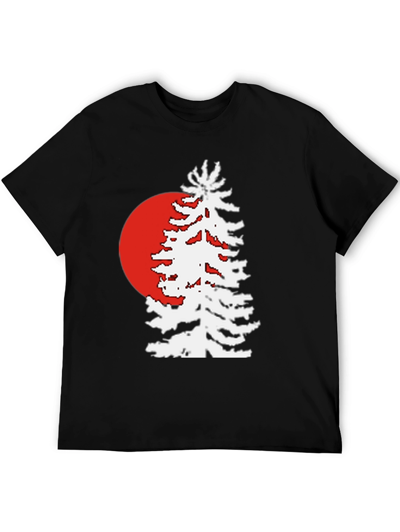 Retro Sunset Pine Tree Graphic Tee