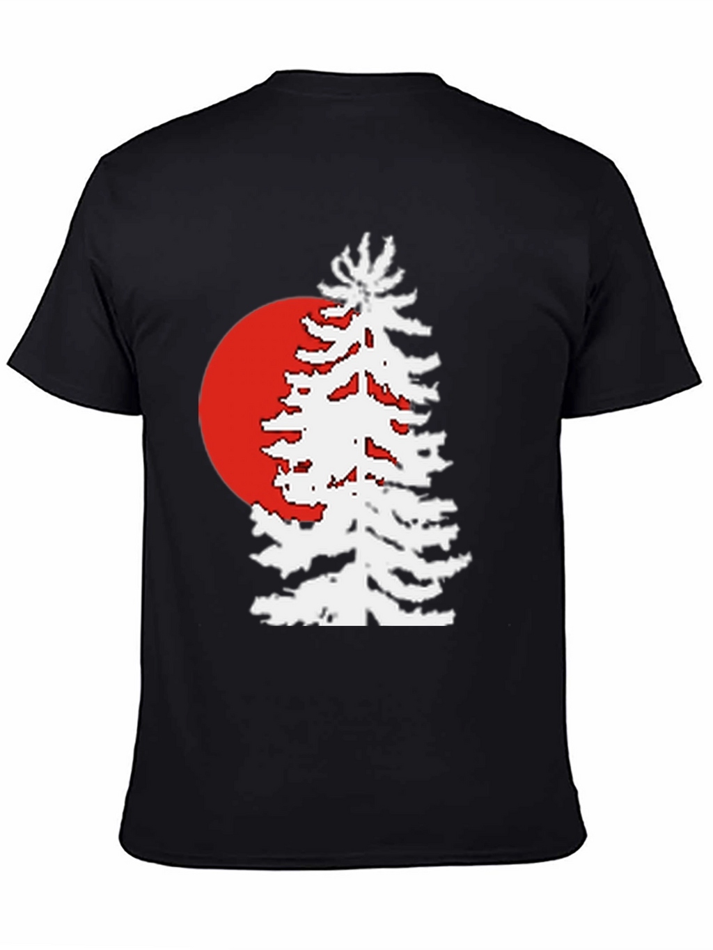 Retro Sunset Pine Tree Graphic Tee