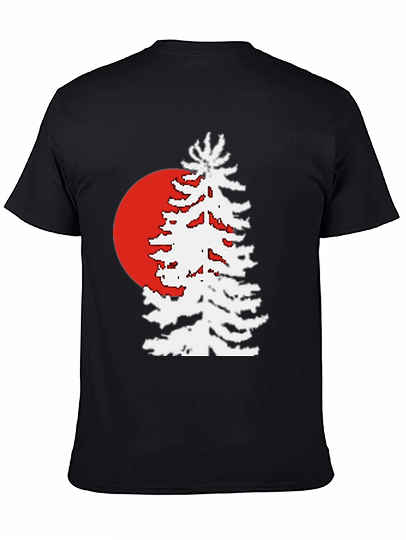 Retro Sunset Pine Tree Graphic Tee