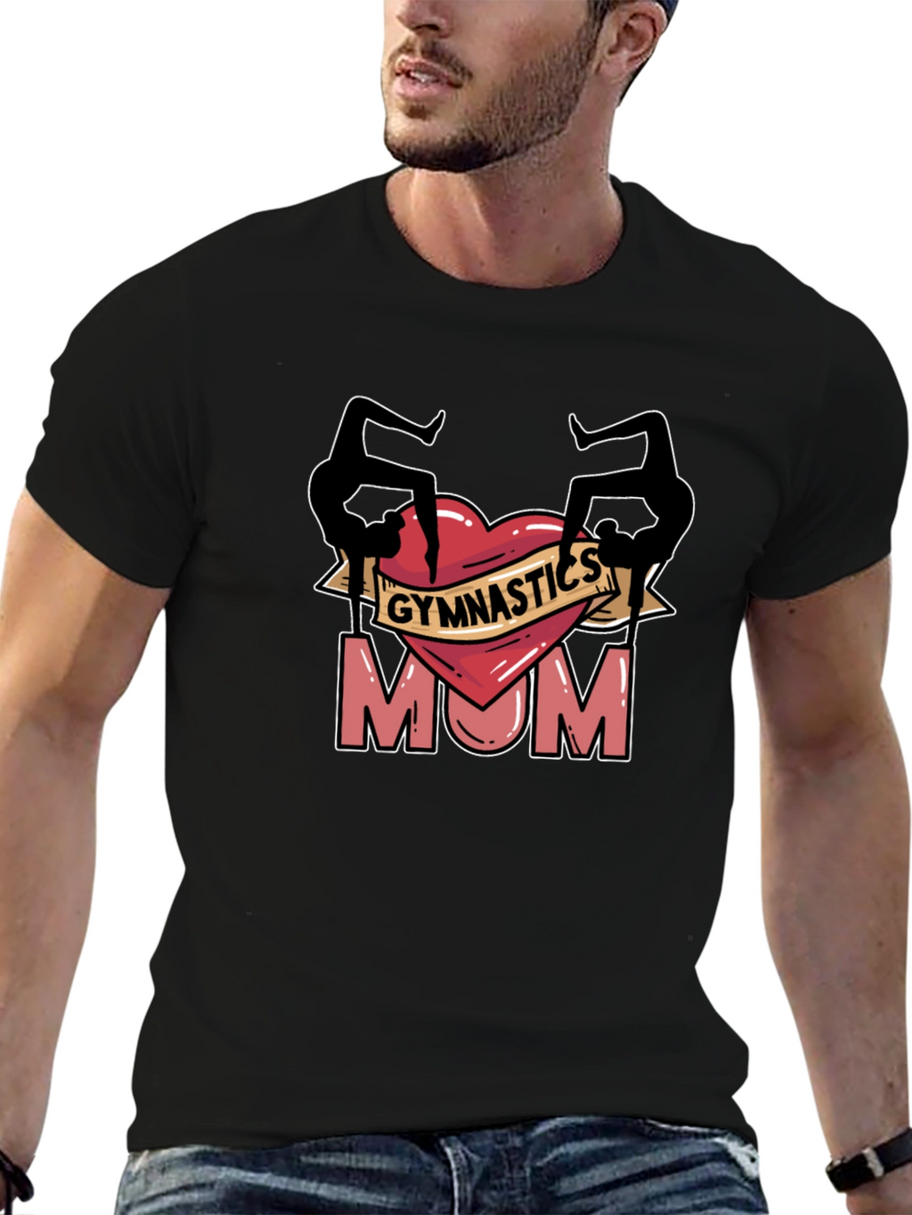 Gymnastics Mom Graphic T-Shirt