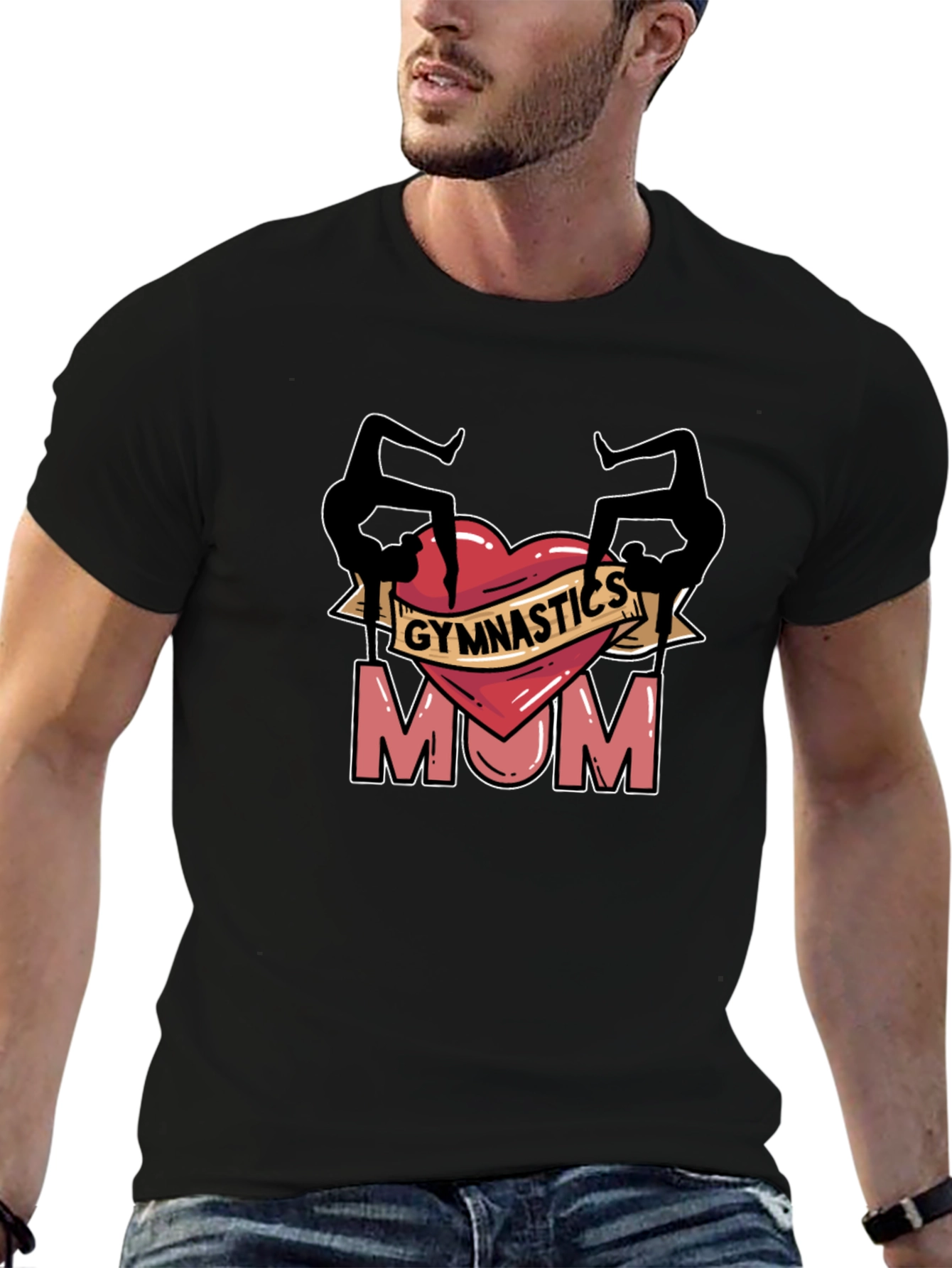 Gymnastics Mom Graphic T-Shirt