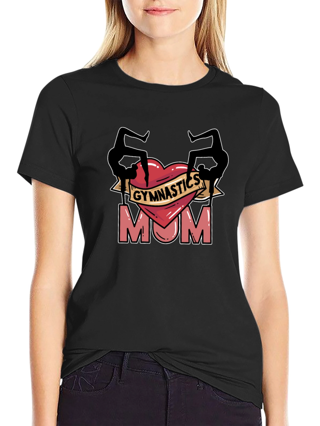 Gymnastics Mom Graphic T-Shirt