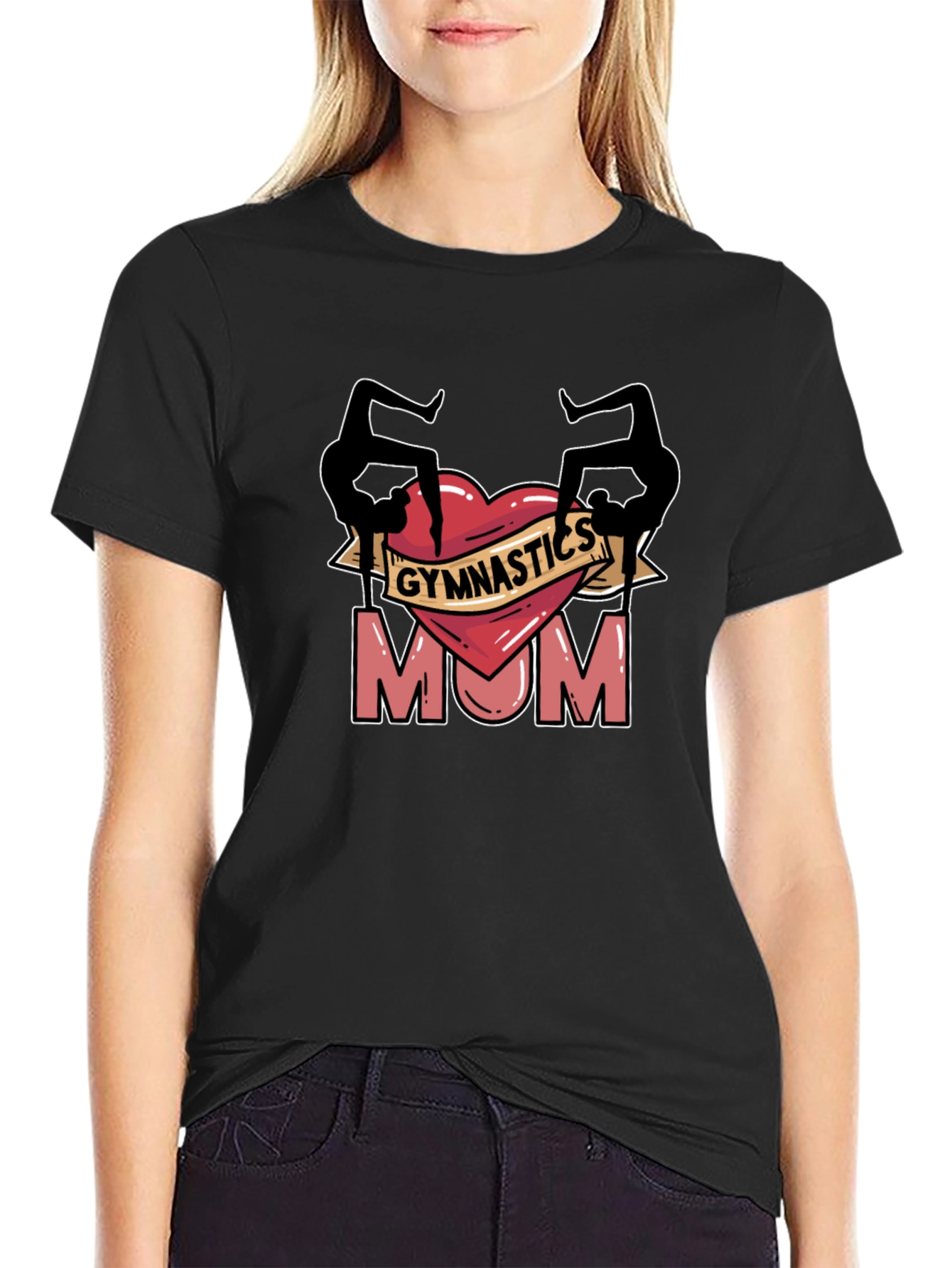 Gymnastics Mom Graphic T-Shirt