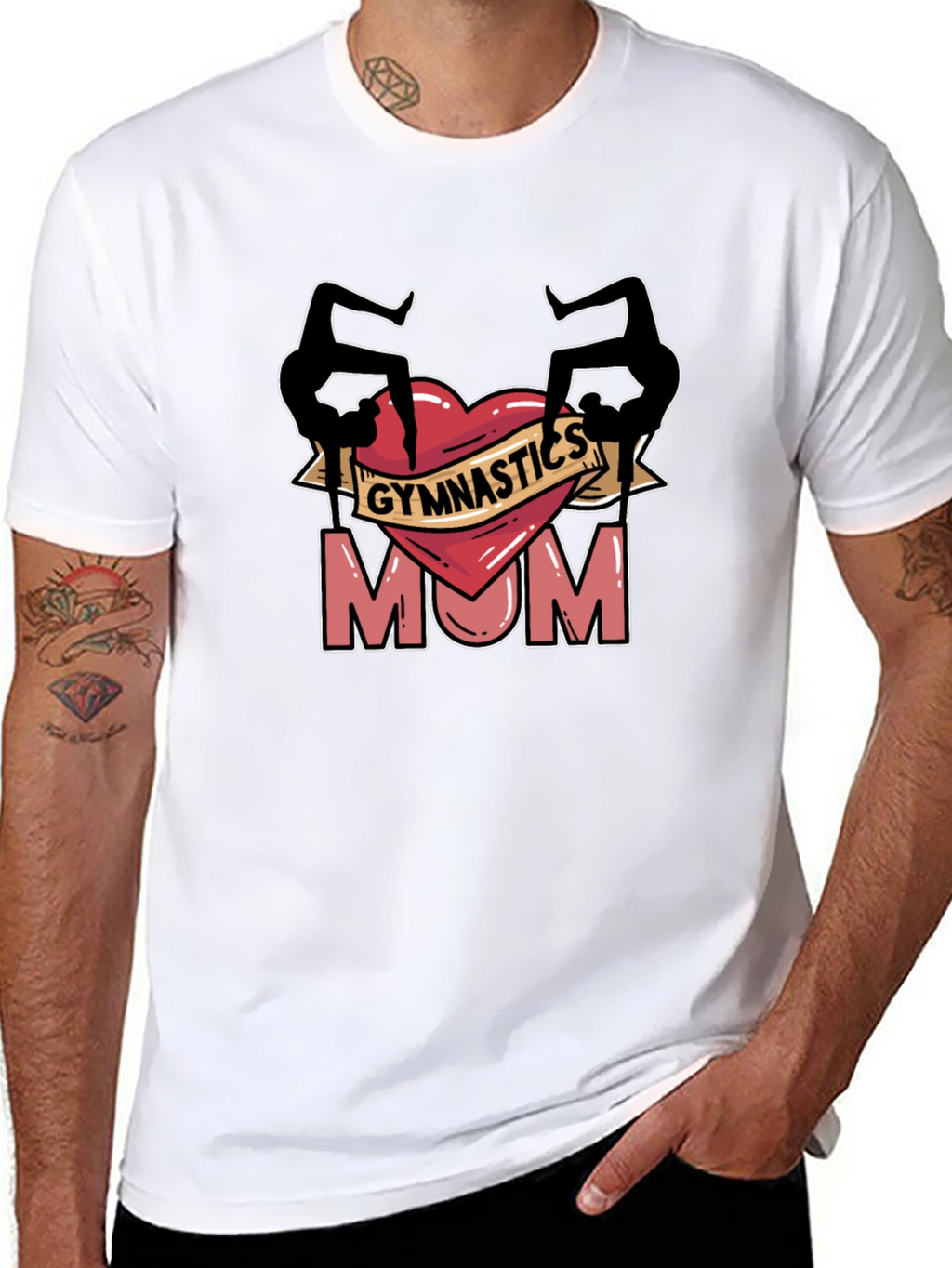 Gymnastics Mom Graphic T-Shirt