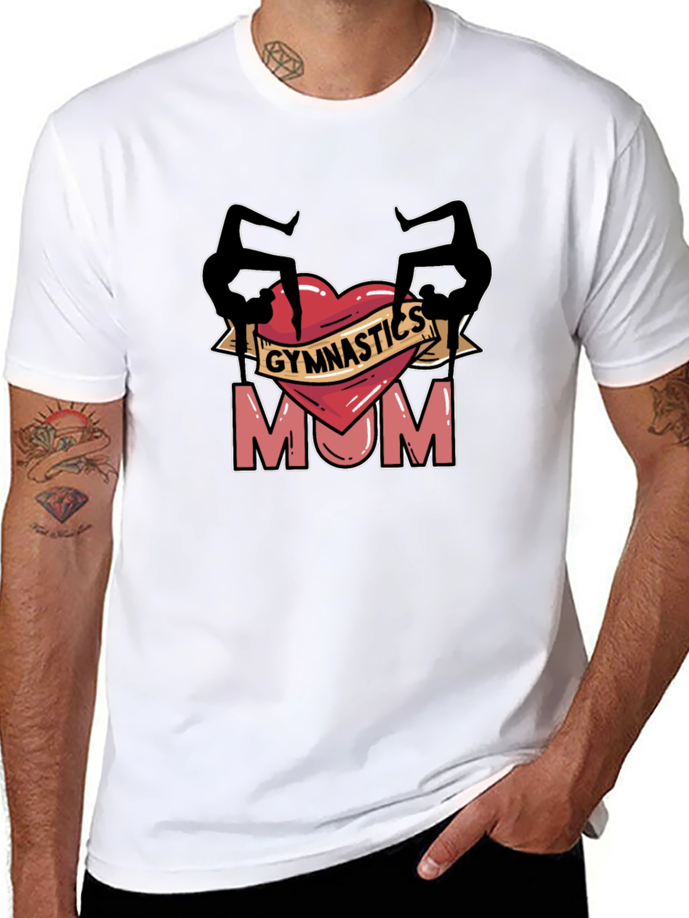 Gymnastics Mom Graphic T-Shirt