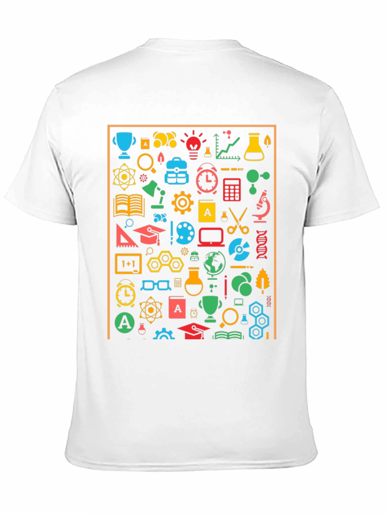 Science Icon Graphic T-Shirt - Unisex Crew Neck Tee