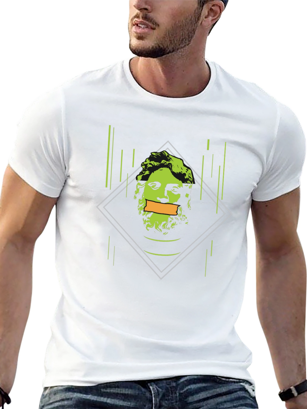Statue Head Graphic Tee