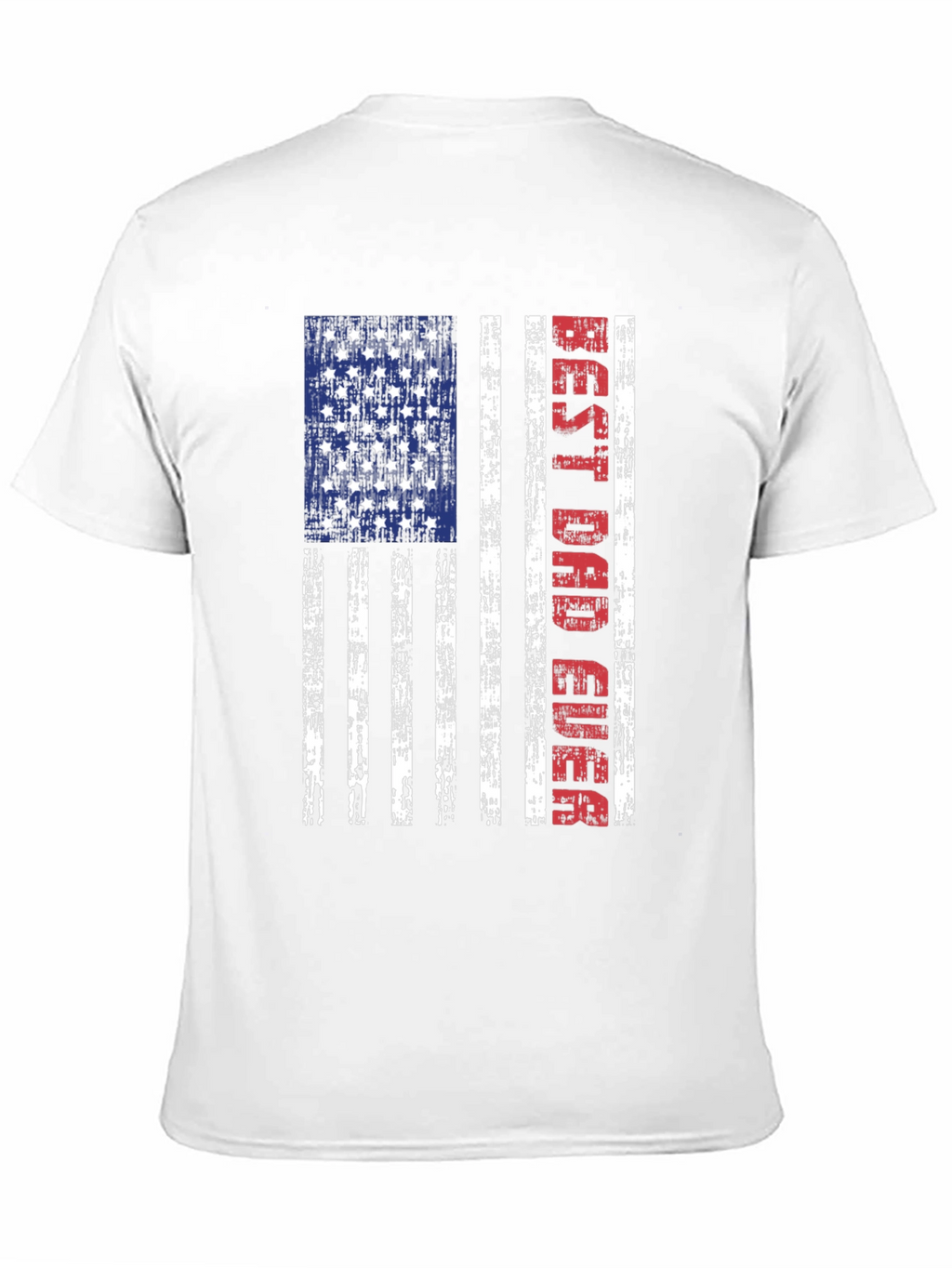 Best Dad Ever American Flag T-Shirt
