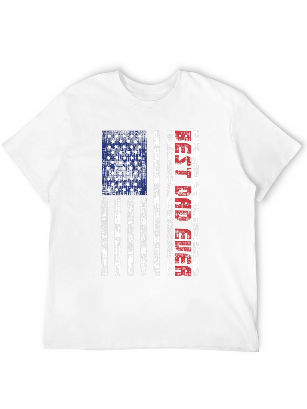Best Dad Ever American Flag T-Shirt