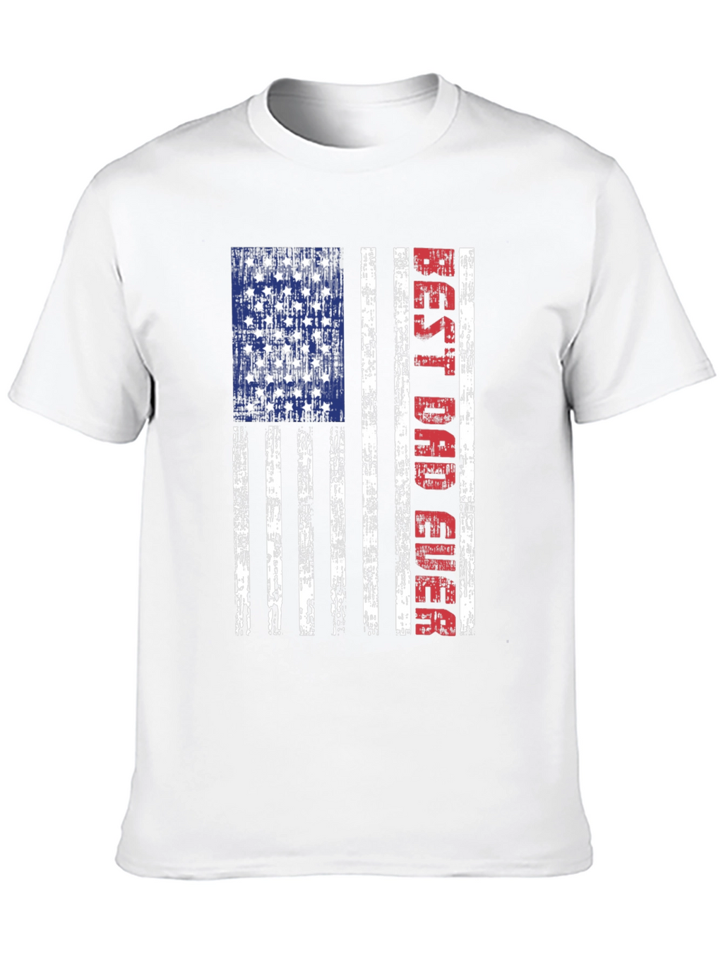Best Dad Ever American Flag T-Shirt
