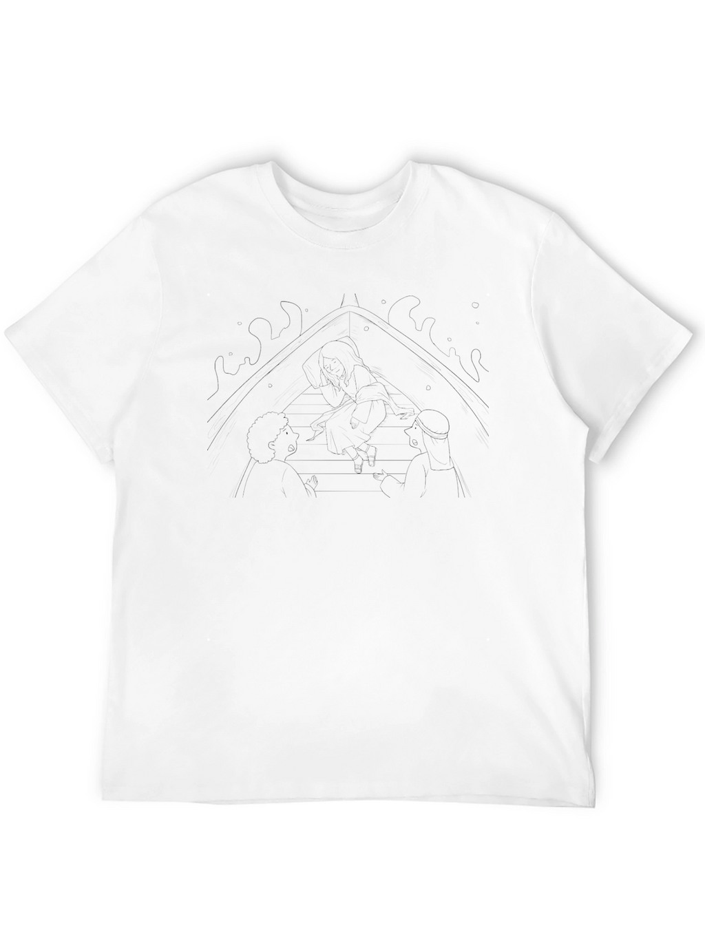 Mens Black Graphic Tee