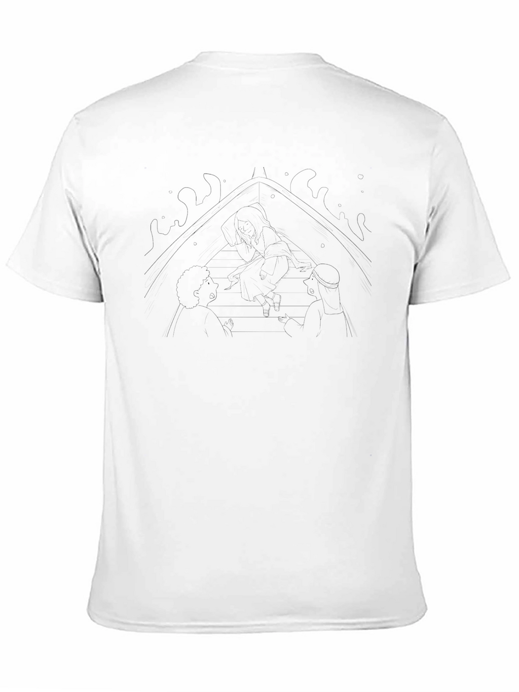Mens Black Graphic Tee