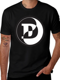 Yin Yang D Graphic Black T-Shirt
