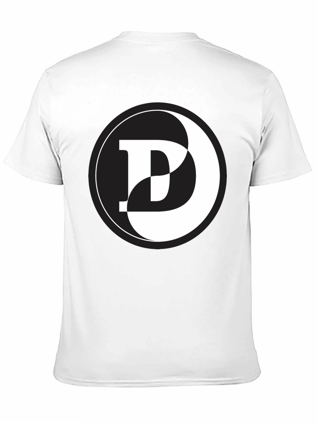 Yin Yang D Graphic Black T-Shirt