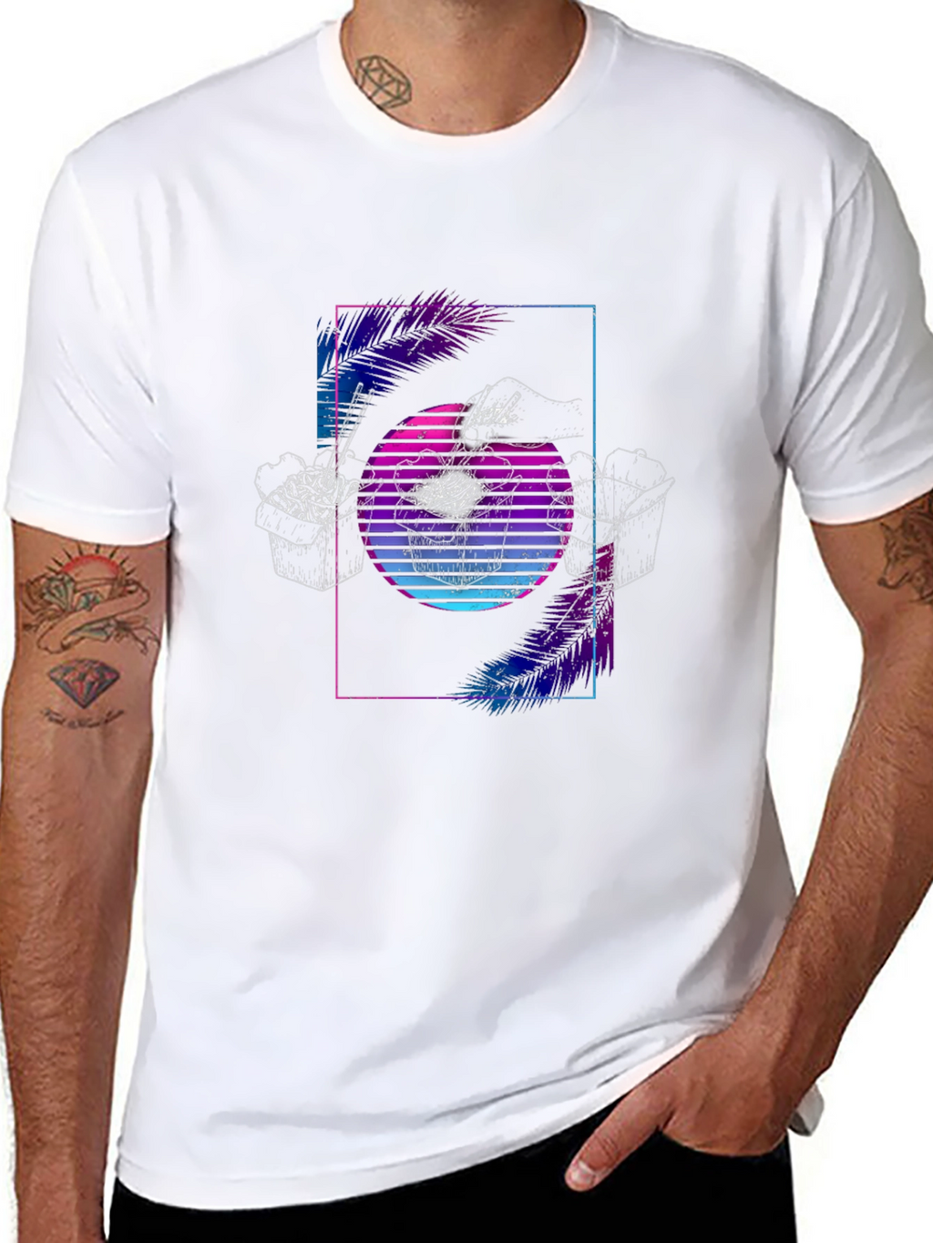 Retro Noodles T-Shirt - Vaporwave Graphic Tee