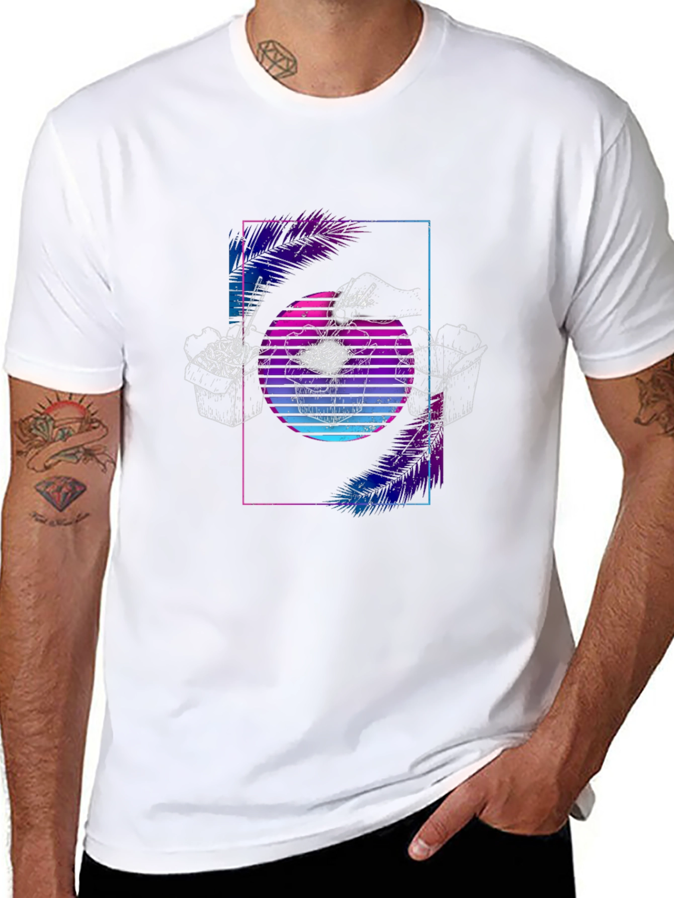 Retro Noodles T-Shirt - Vaporwave Graphic Tee