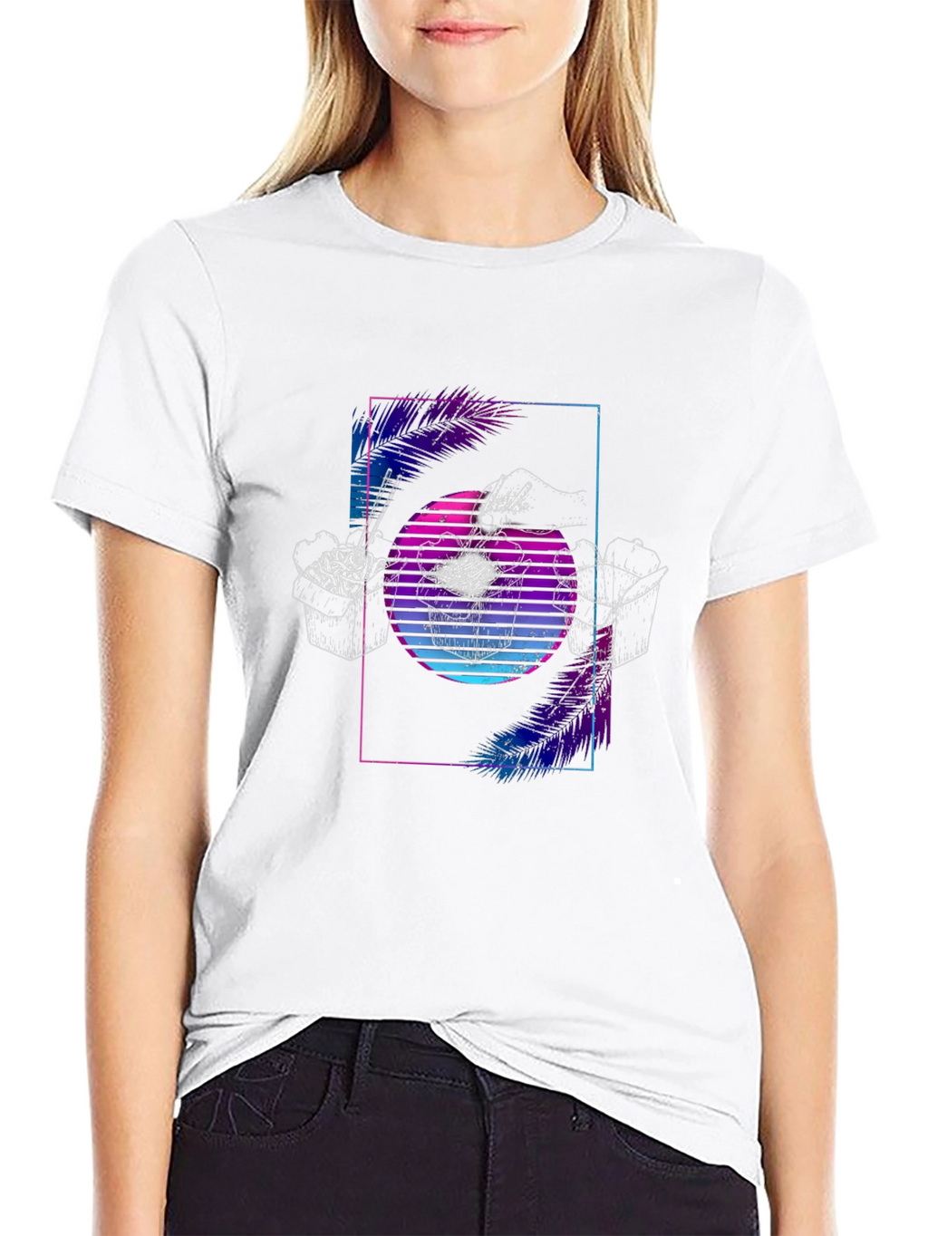 Retro Noodles T-Shirt - Vaporwave Graphic Tee