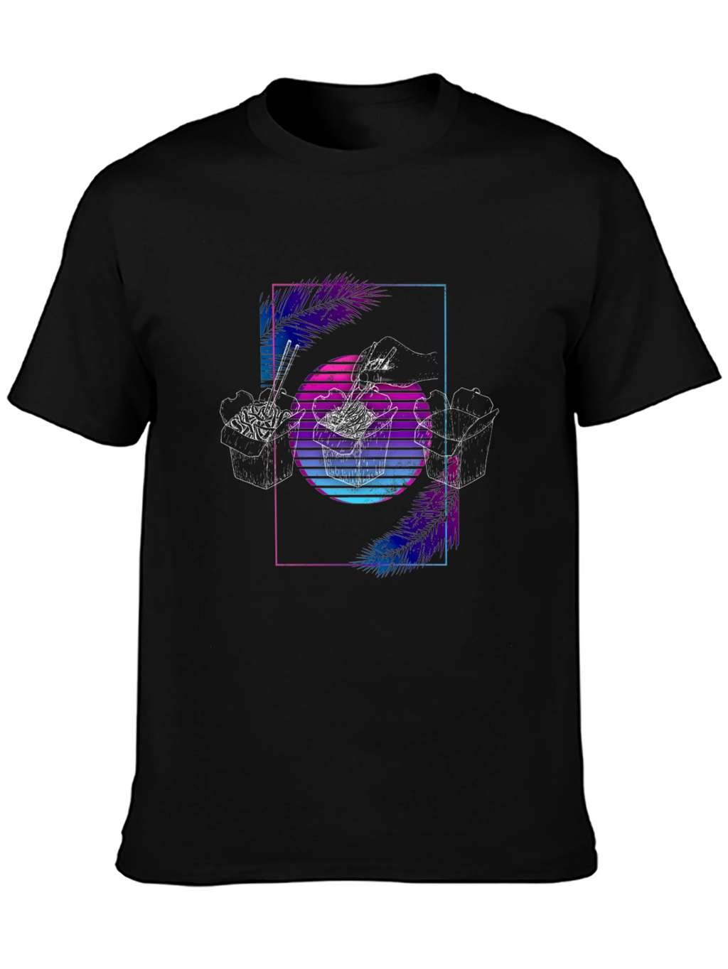 Retro Noodles T-Shirt - Vaporwave Graphic Tee