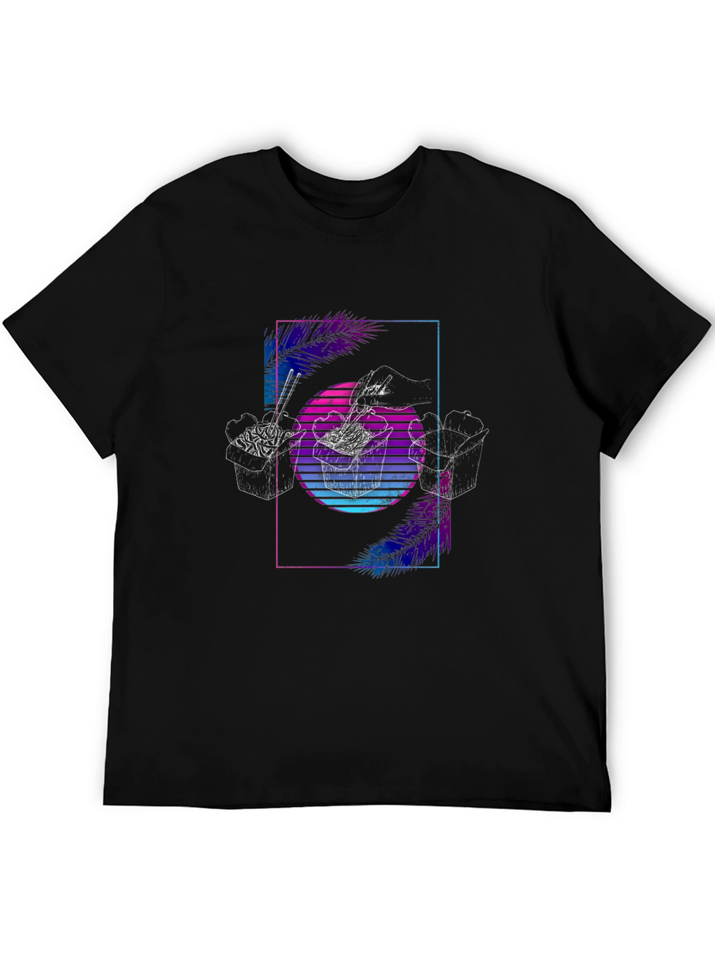 Retro Noodles T-Shirt - Vaporwave Graphic Tee