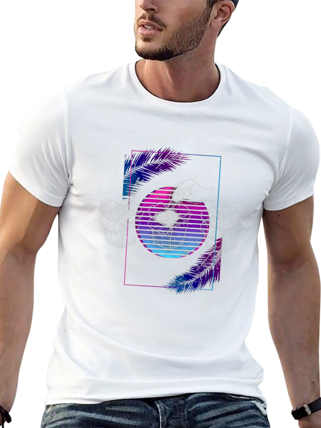 Retro Noodles T-Shirt - Vaporwave Graphic Tee