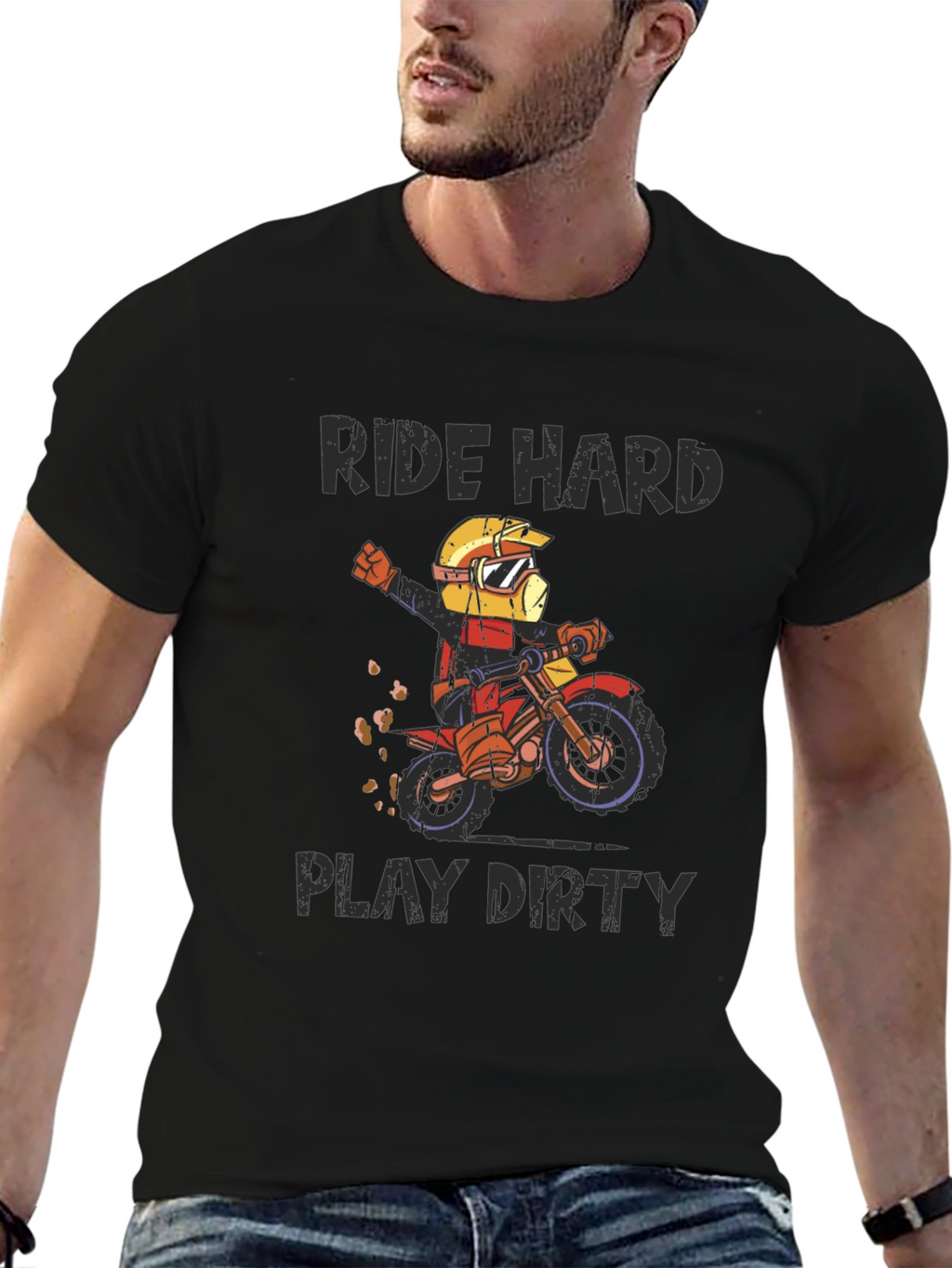 Ride Hard Play Dirty Graphic Tee