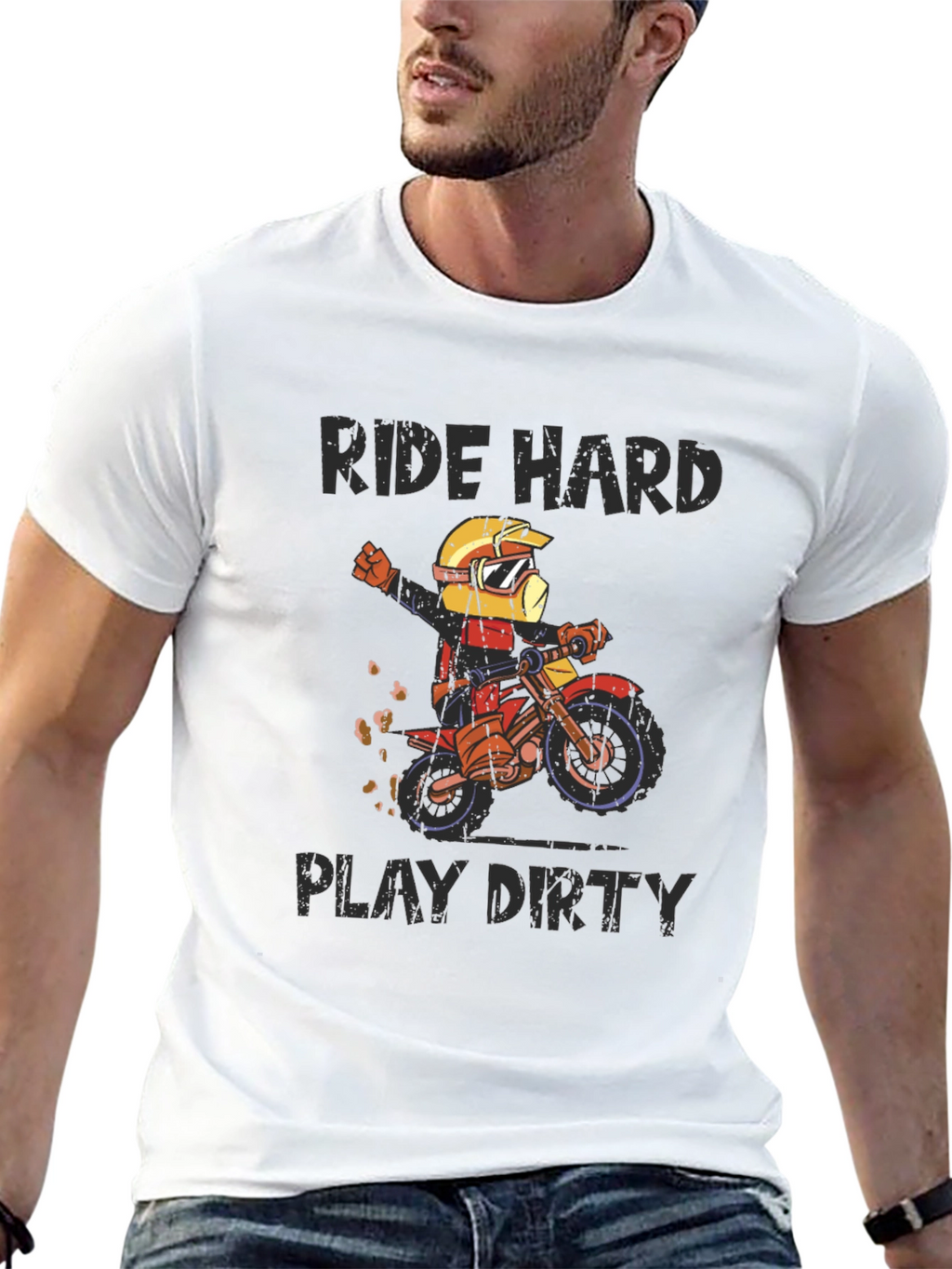 Ride Hard Play Dirty Graphic Tee