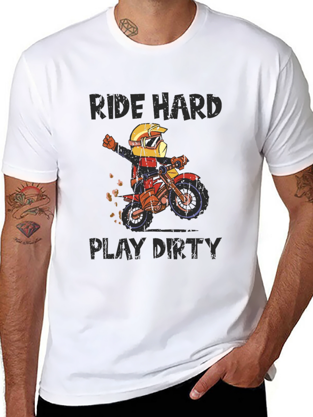 Ride Hard Play Dirty Graphic Tee