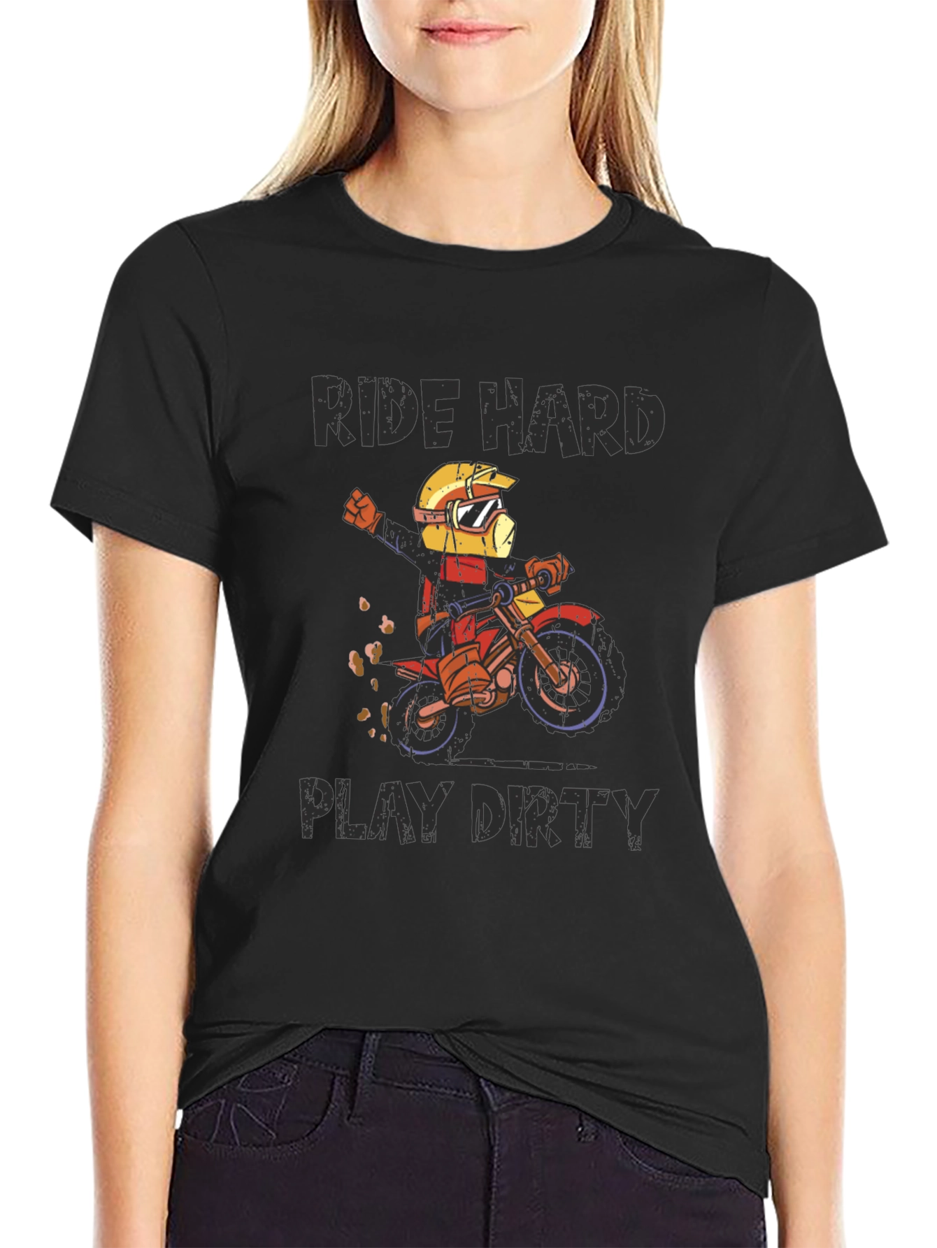 Ride Hard Play Dirty Graphic Tee