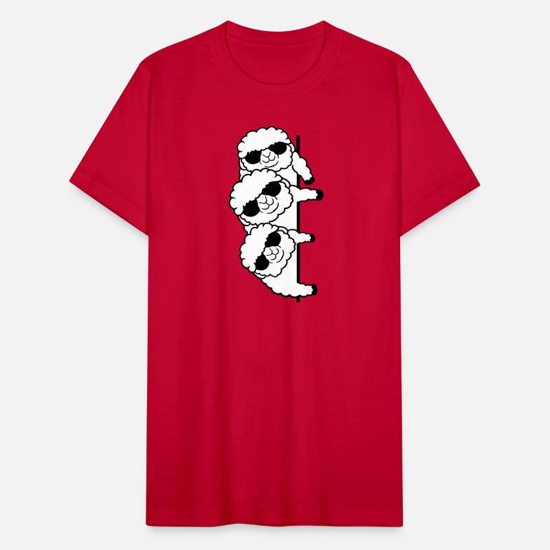 3 Dj Sheep Behind Wall Looking Sideways Friends