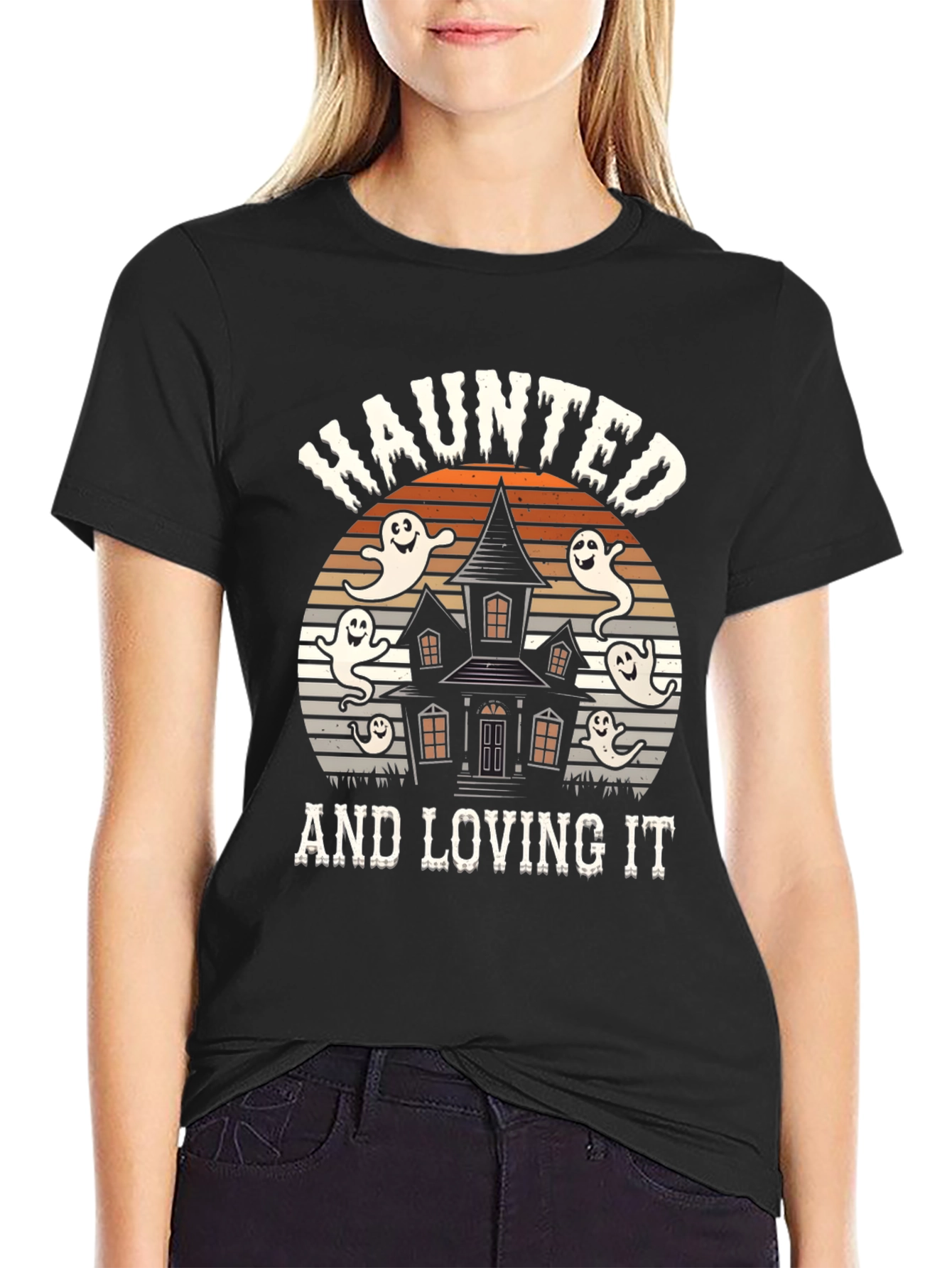 Haunted House Halloween T-Shirt