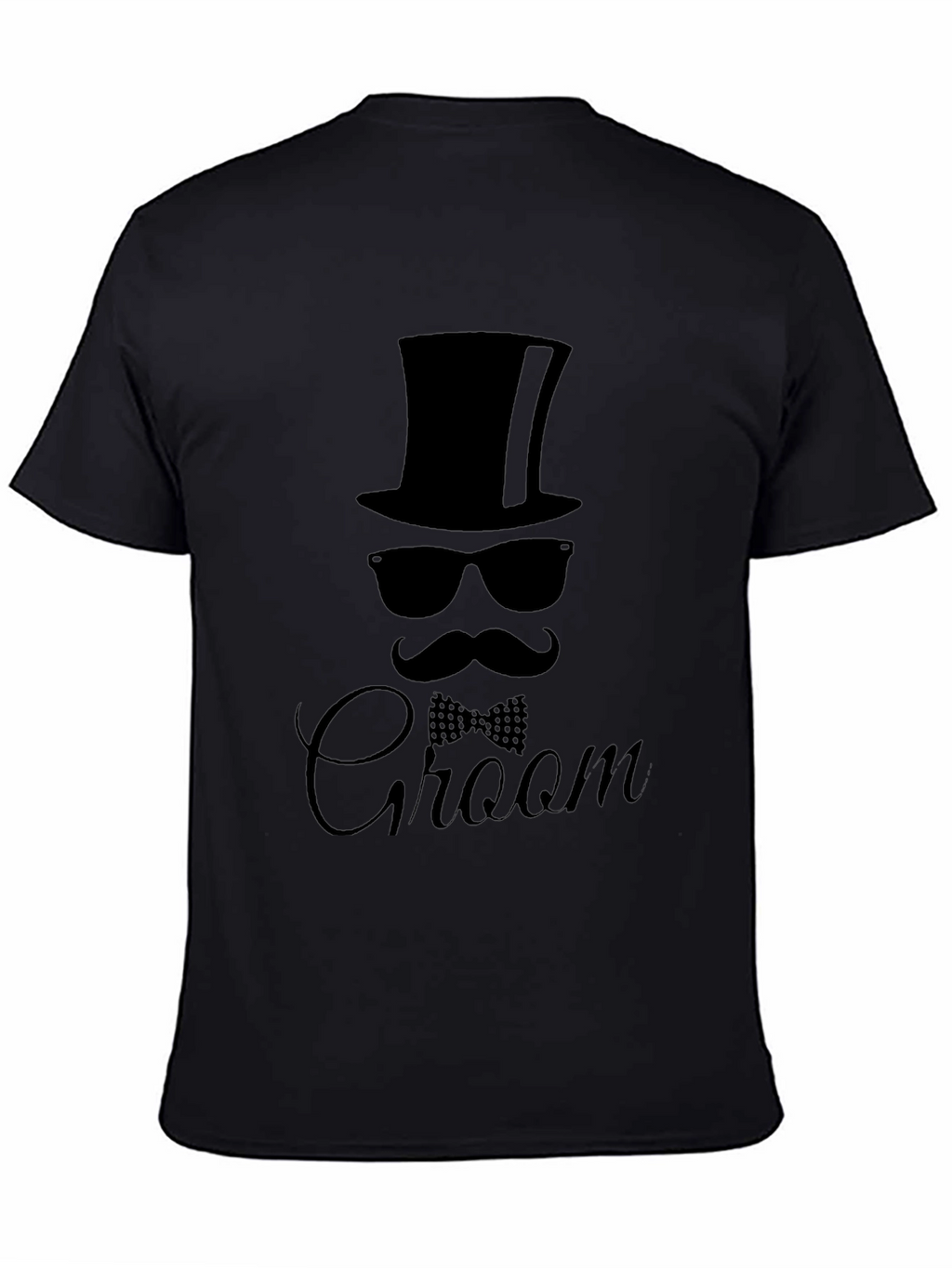 Groom T-Shirt: Stylish Black Graphic Tee